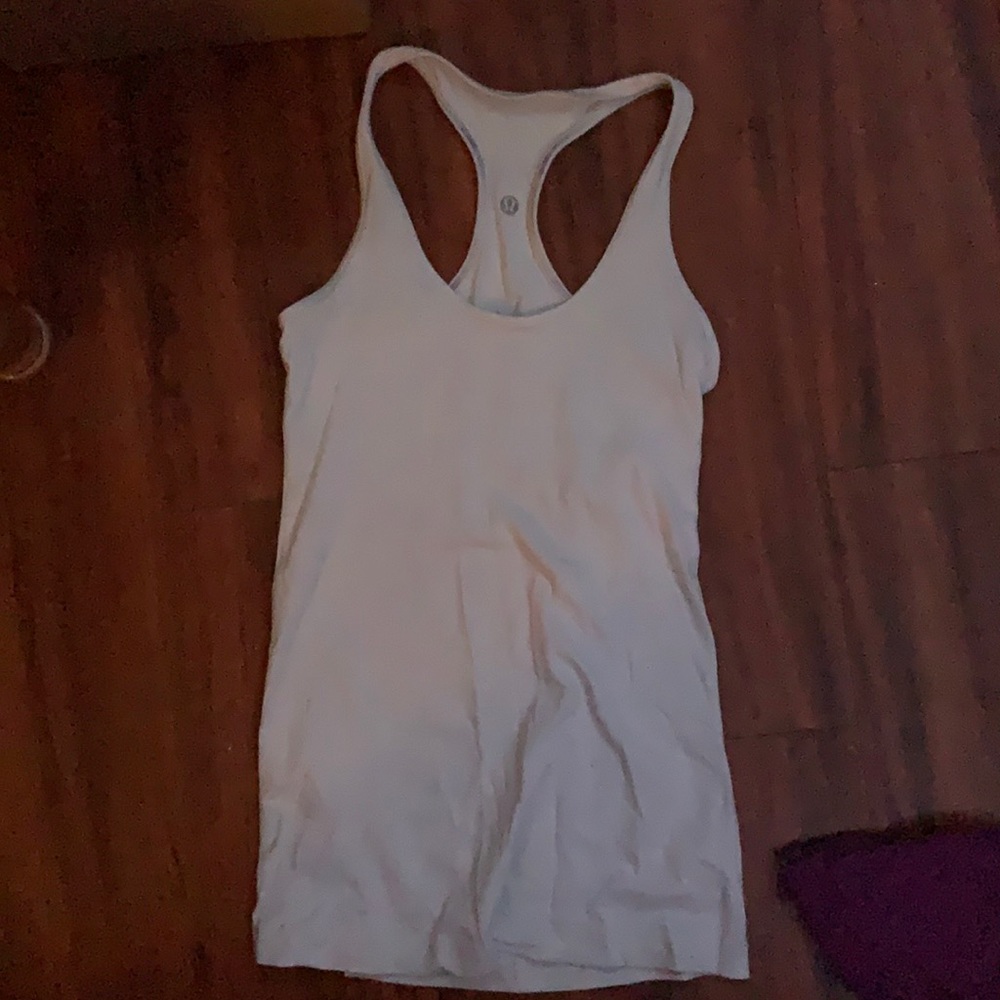 Lululemon White Tank Top